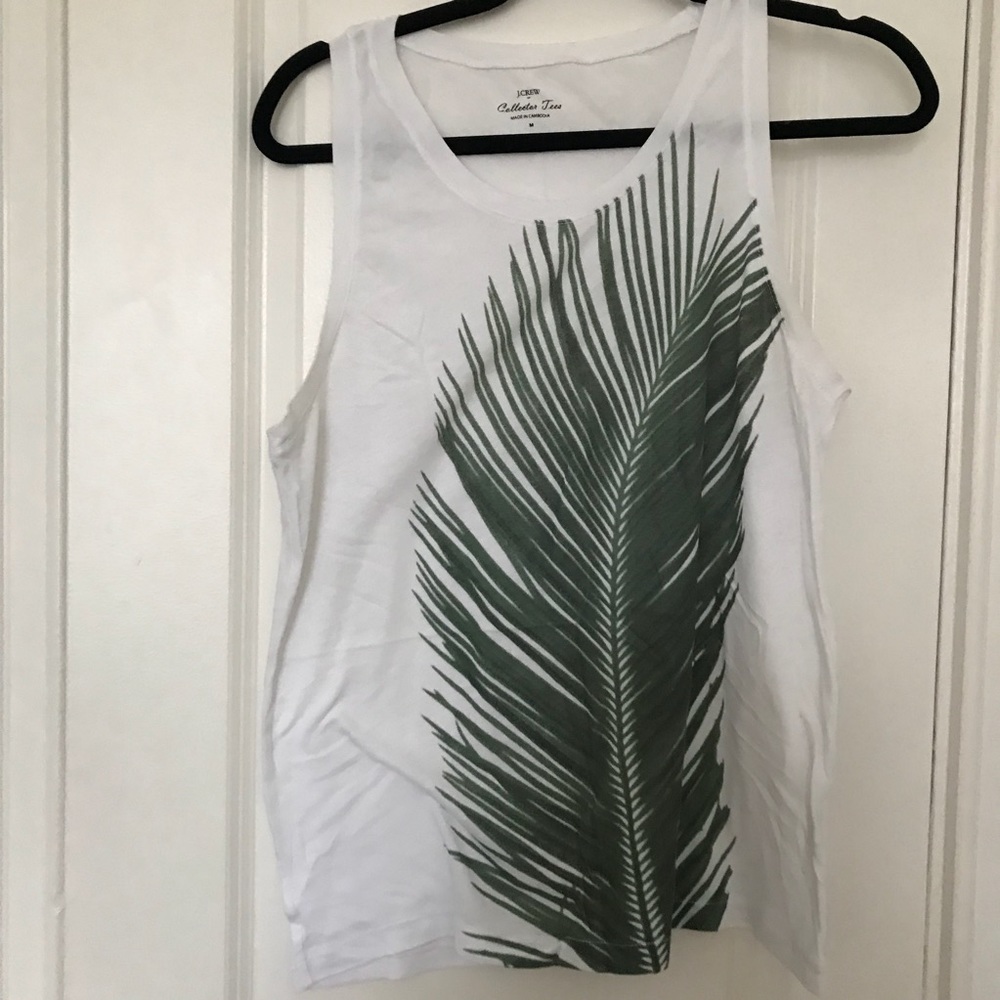Jcrew Palm Print Tank